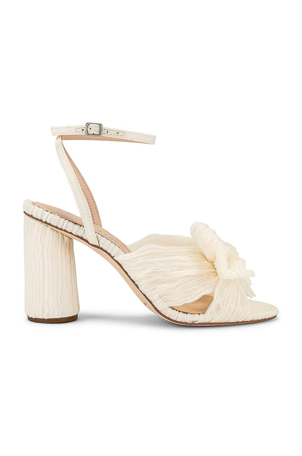 Camellia Pleated Bow Heel Loeffler Randall Product Image