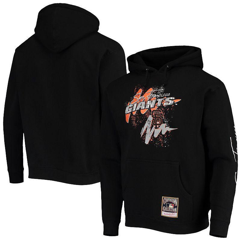 Mens Mitchell & Ness San Francisco Giants Hyper Hoops Pullover Hoodie Product Image