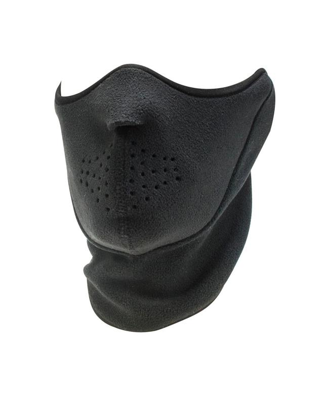 Muk Luks Mens Unisex Neo Fleece Half Mask Black Product Image