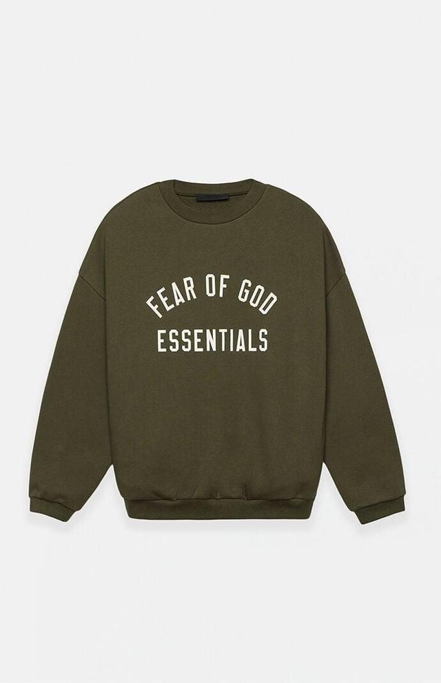 Fear of God Essentials Men's Fleece Crew Neck Sweatshirt - Product Image