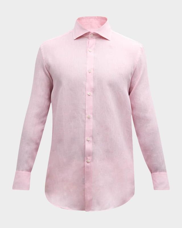 Men's Classic-Fit Linen Sport Shirt Product Image