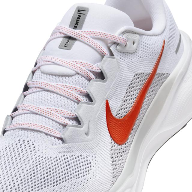 Nike Mens Nike Air Zoom Pegasus 41 - Mens Running Shoes Wolf Grey/White/Picante Red Product Image