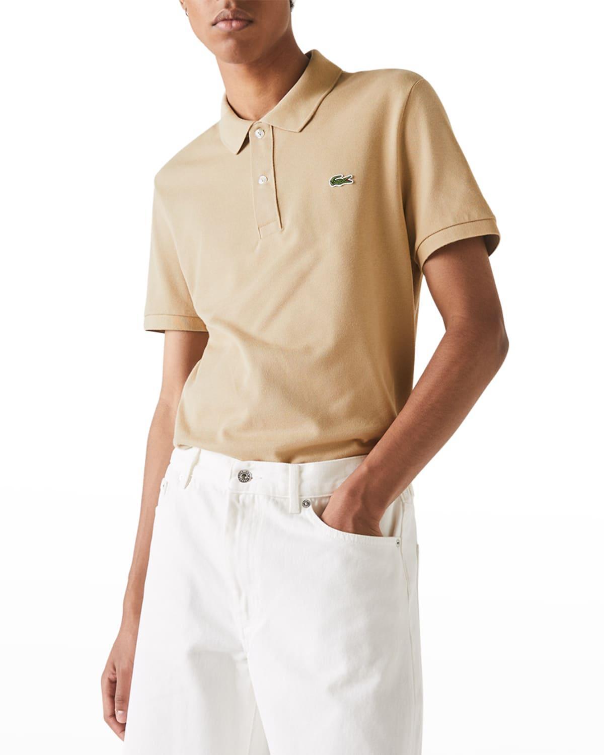 Lacoste Short Sleeve Slim Fit Pique Polo Men's Short Sleeve Pullover Product Image