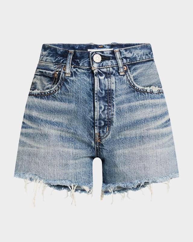 Brightwaters Frayed Denim Shorts Product Image