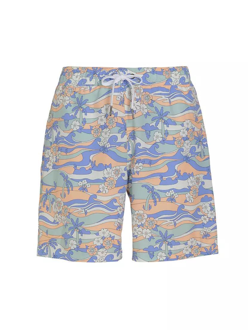 COLLECTION Scenic Floral Swim Shorts Product Image