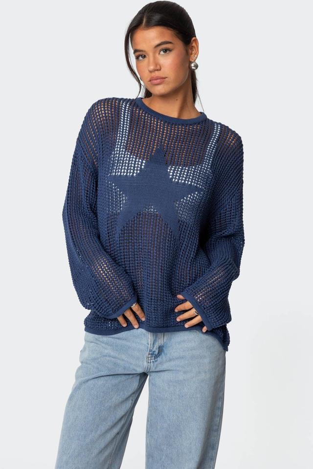 Seeing Stars Oversized Sweater Product Image