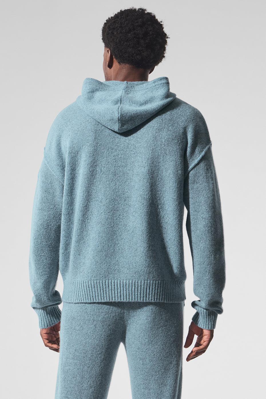 New Class Cashmere Hoodie - Celestial Blue Granite Heather Product Image