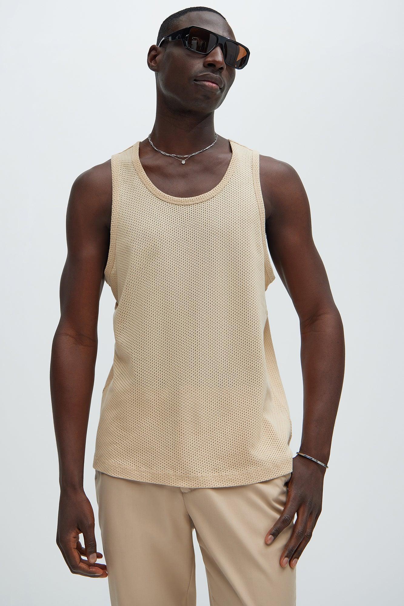 Randall Textured Tank - Tan product image