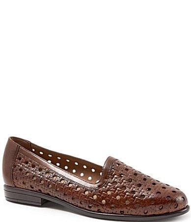 Trotters Liz Woven Leather Loafers Product Image