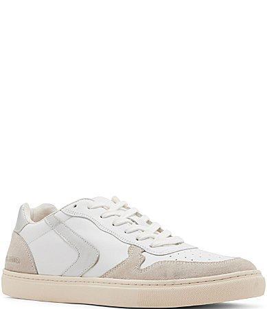 Steve Madden Mens Centre Leather Suede Detail Lace Product Image