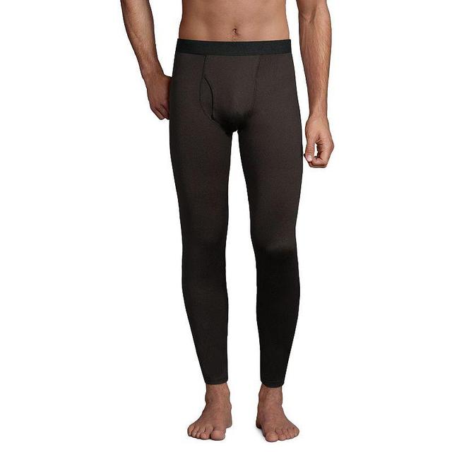 Mens Lands End Stretch Thermaskin Long Underwear Base Layer Pants Warm Grey Product Image