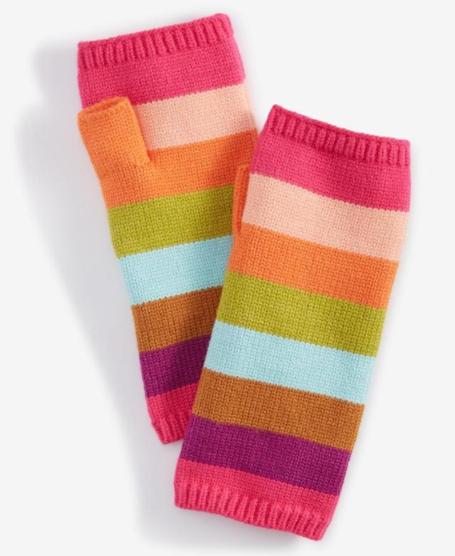 On 34th Womens Colorblocked Fingerless Gloves, Created for Macys Product Image