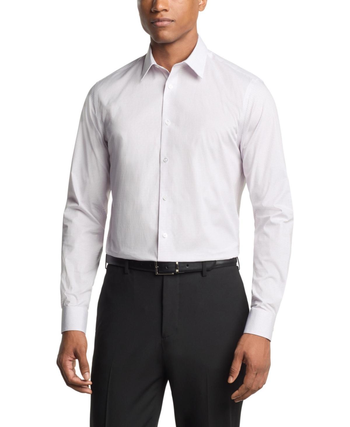 Calvin Klein Steel+, Mens Regular Fit Dress Shirt Product Image