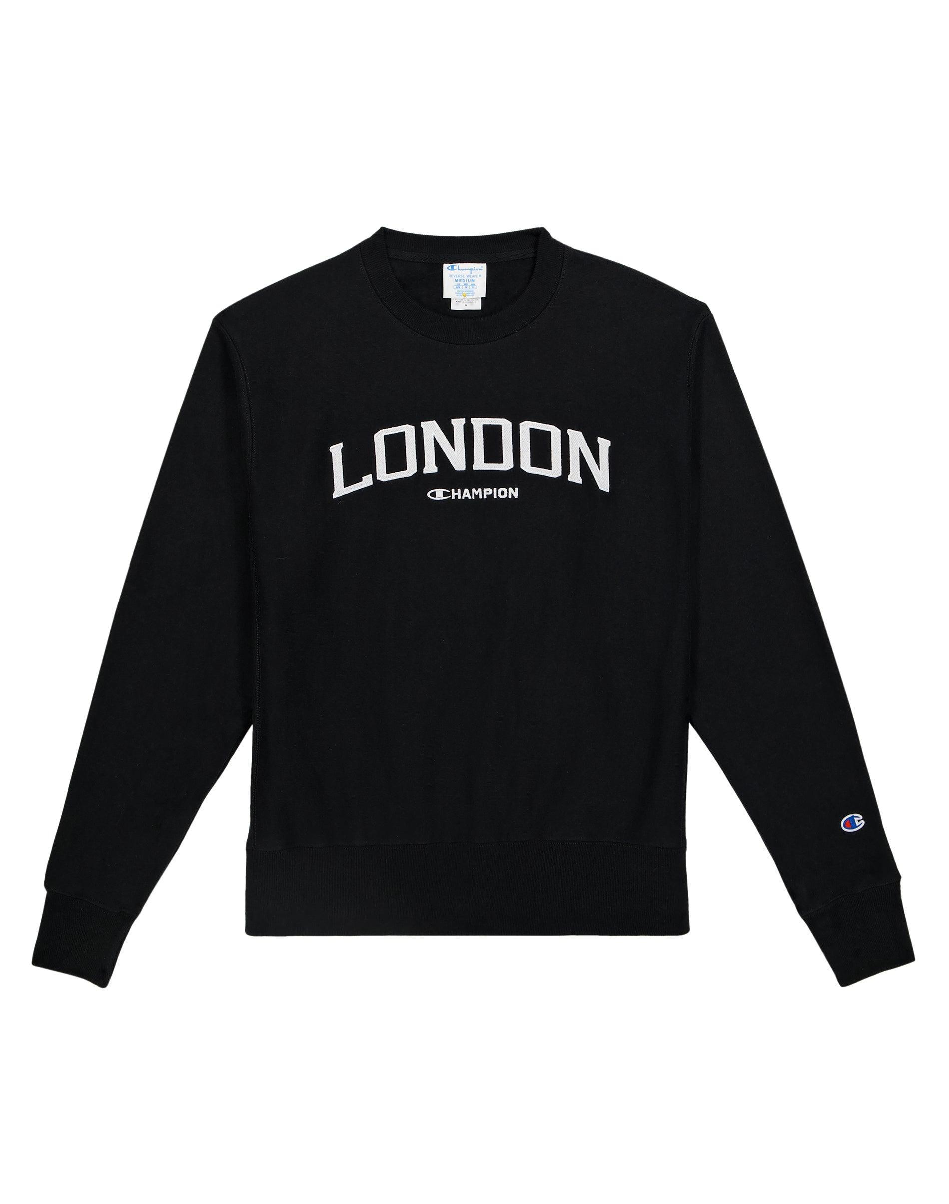 Mens Champion Reverse Weave Crewneck, London Black S Product Image