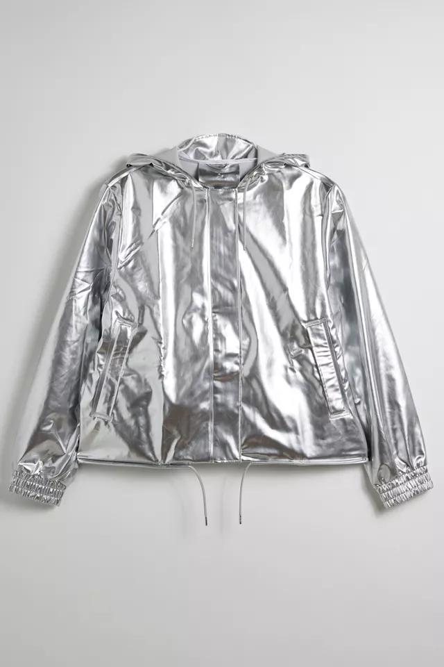 RAINS Cropped String Waterproof Rain Jacket Product Image