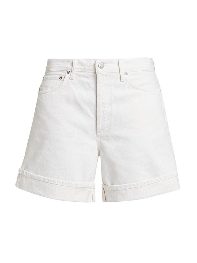 Womens Dame Wide-Leg Denim Shorts Product Image