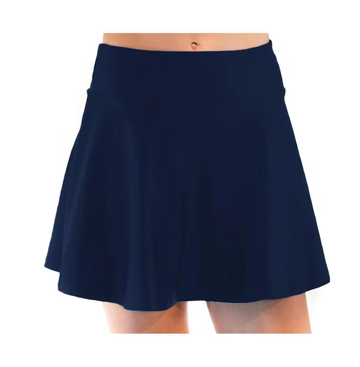 Calypsa Womens Flowy Swim Skort Product Image