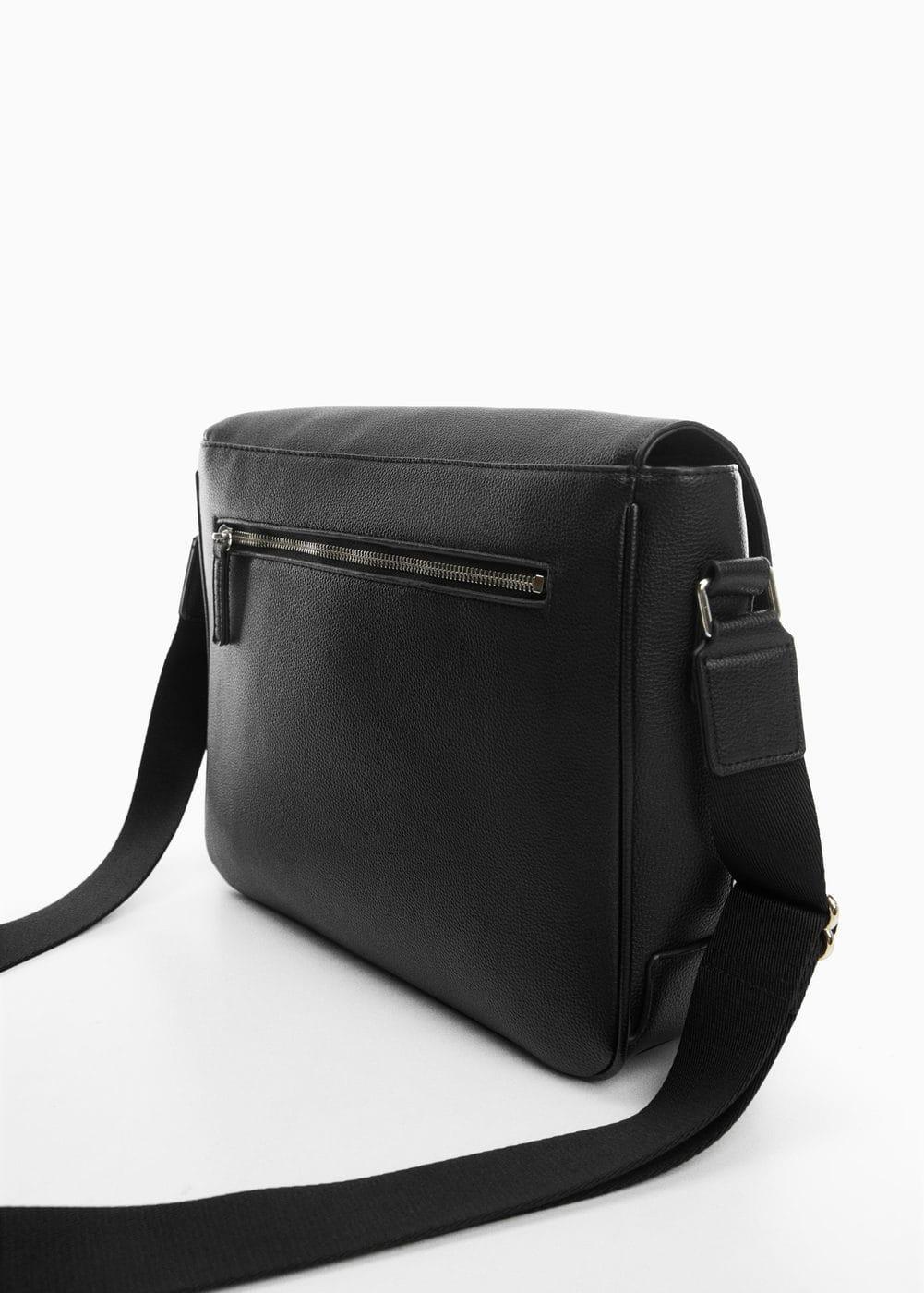 MANGO MAN - Leather-effect shoulder bag - One size - Men Product Image