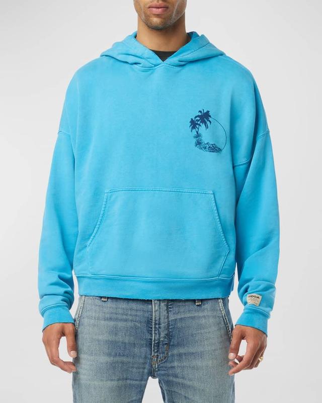 Mens Cropped Palm Graphic Hoodie Product Image