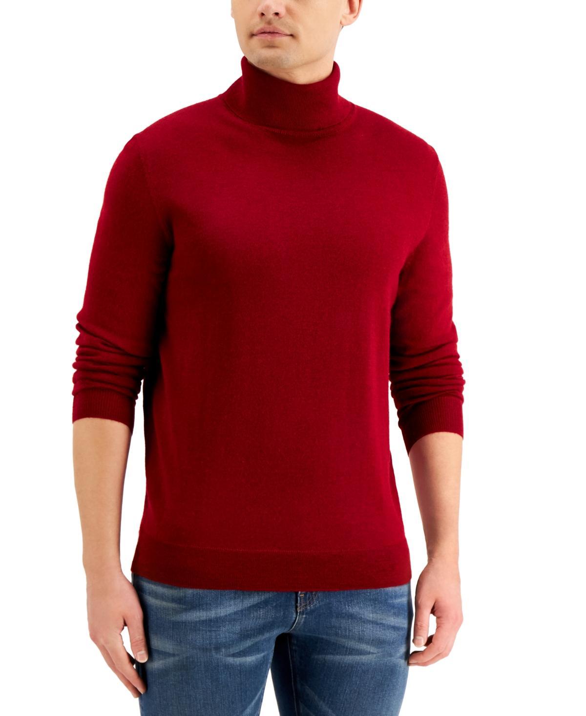 Club Room Mens Merino Wool Blend Turtleneck Sweater, Created for Macys Product Image