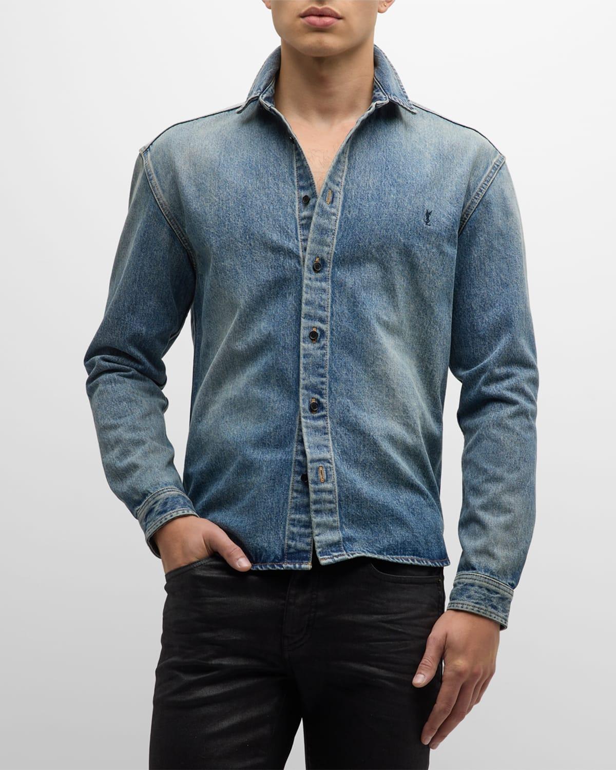 Mens Denim Shirt Product Image