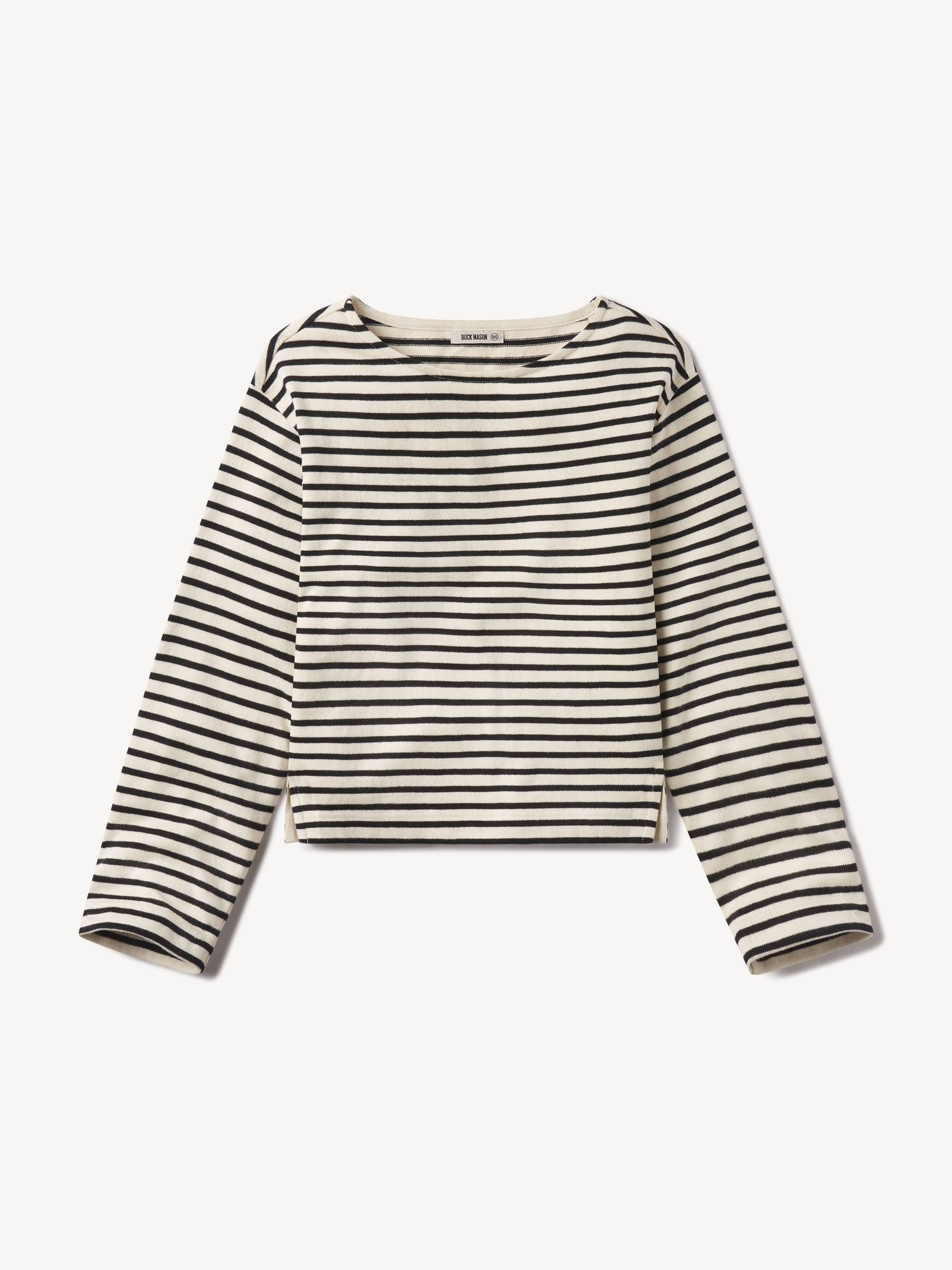 Natural/Black Stripe Mariner Jersey Breton Tee Product Image