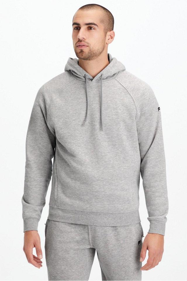 Fabletics Men The Lightweight Go-To Hoodie male Mid Grey Htr Size XXL Product Image