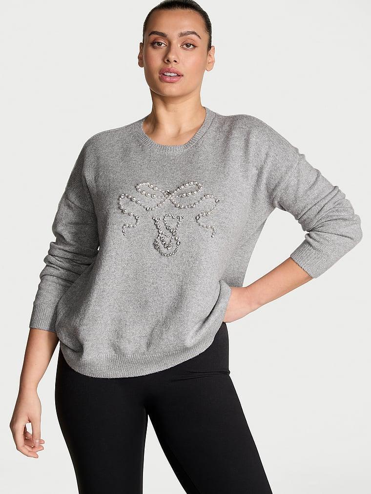 Embellished Crewneck Sweater Product Image