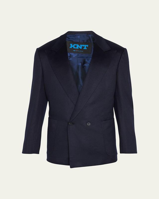 Mens Double-Breasted Wool Sport Jacket Product Image