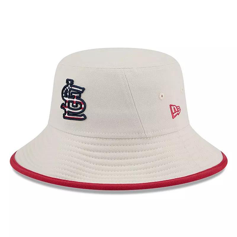 Mens New Era Khaki St. Louis Cardinals 2024 Fourth of July Bucket Hat Product Image