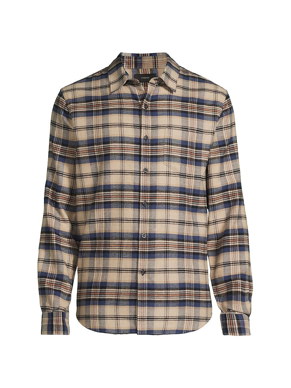 Mens Hasley Plaid Button-Front Shirt Product Image