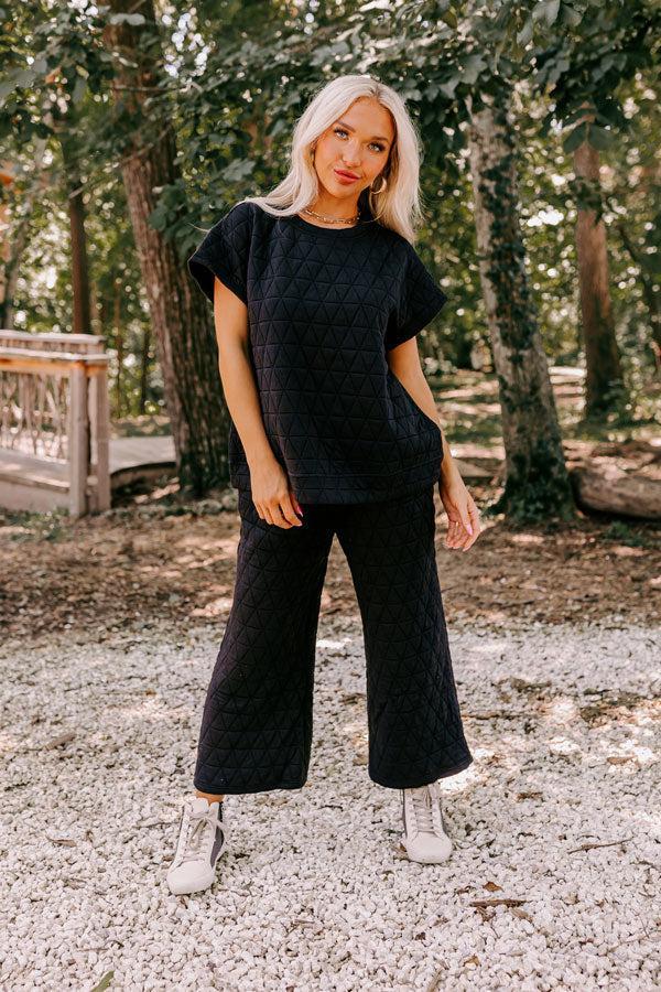 Creekside Cabin High Waist Pants In Black Product Image