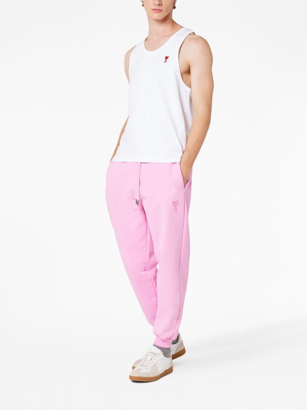 embroidered-logo cotton track pants Product Image