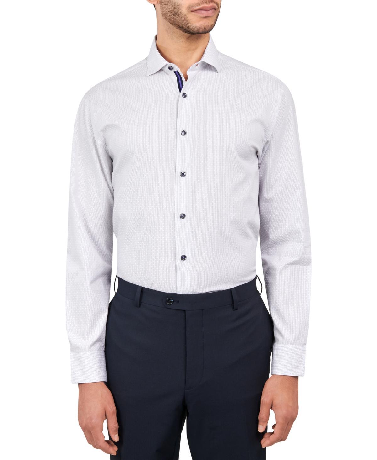 Michelsons Mens Regular-Fit Fine Stripe Dress Shirt Product Image