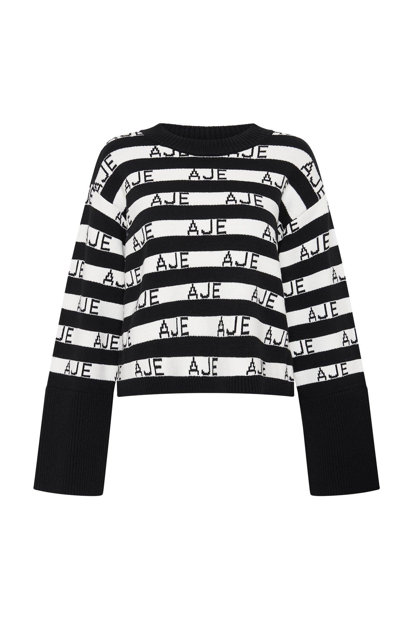 Story Oversized Striped Knit Product Image