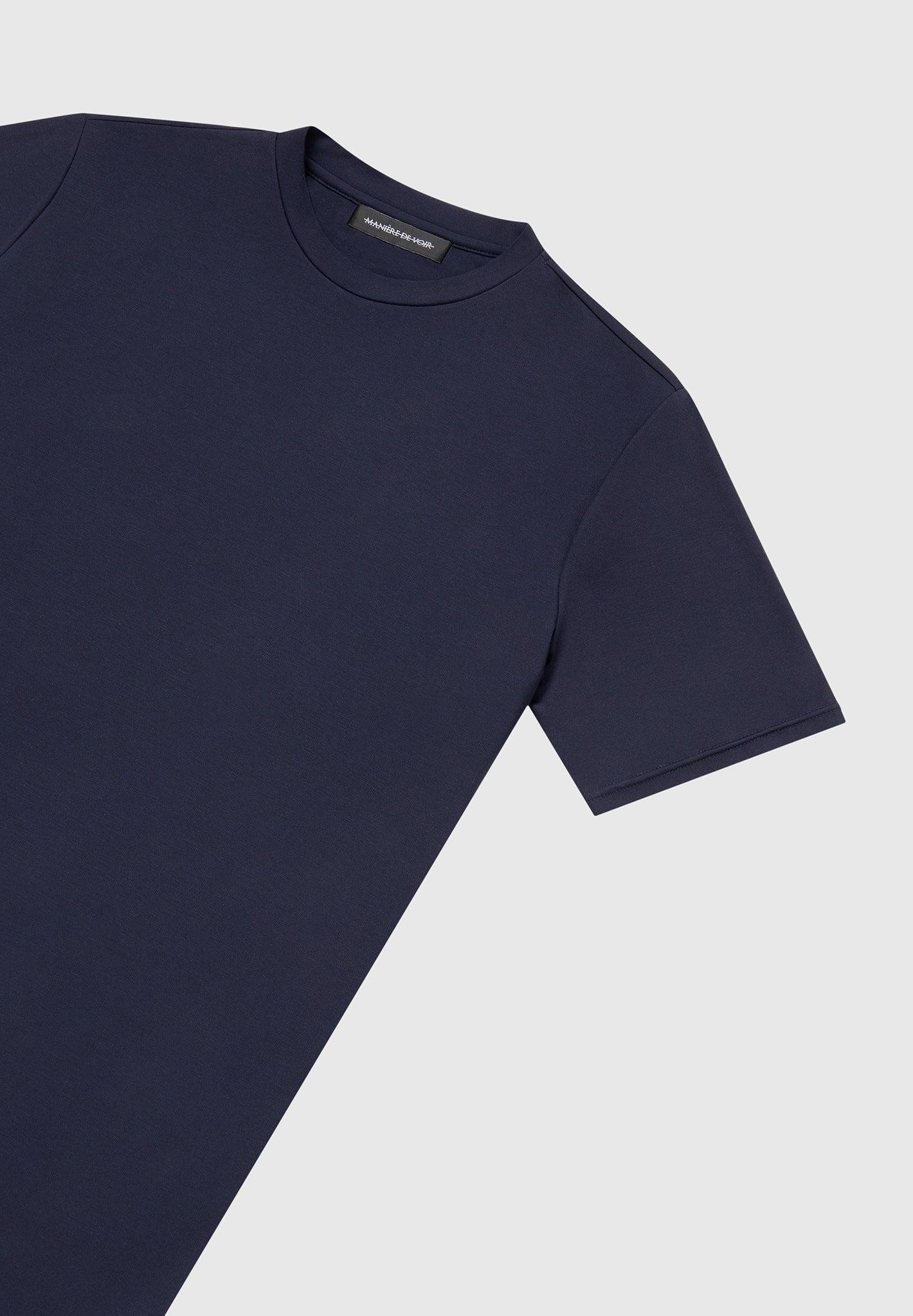 Éternel Fitted Luxe T-Shirt - Navy Male Product Image