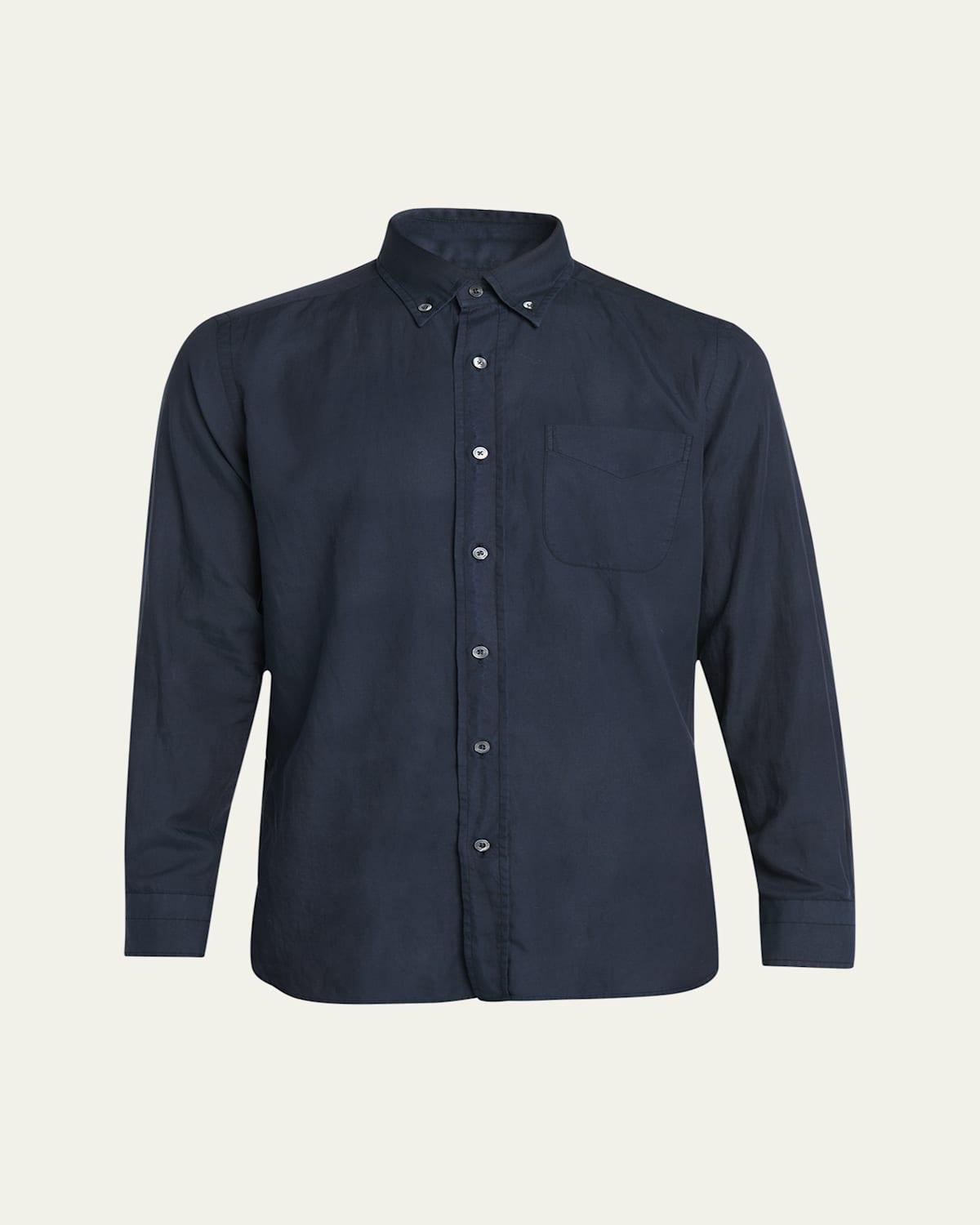 Mens Slim-Fit Twill Sport Shirt Product Image