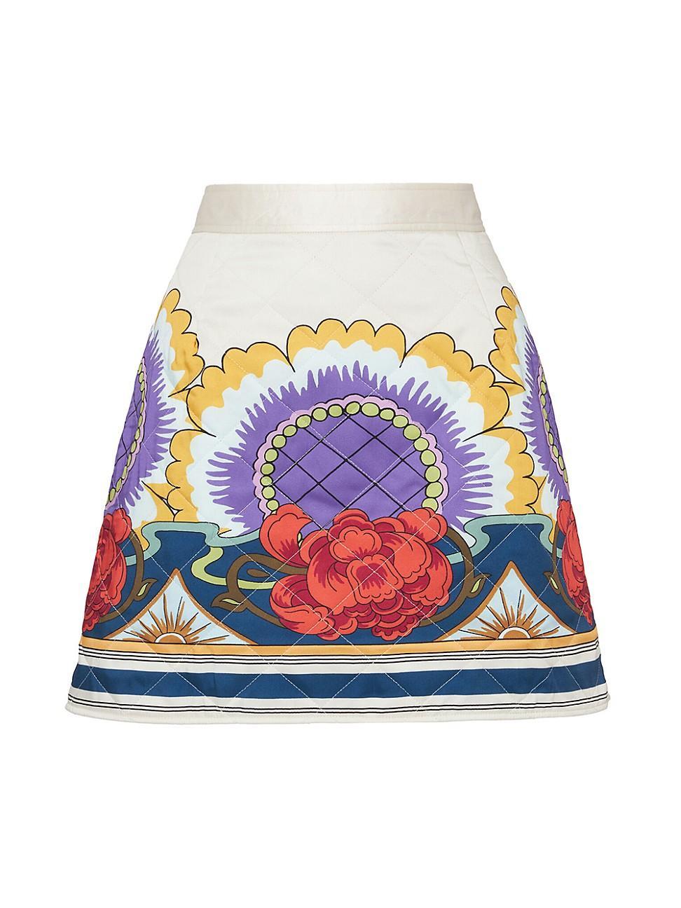 La Double J Edie Skirt FOULARD LIBERTY XS Product Image