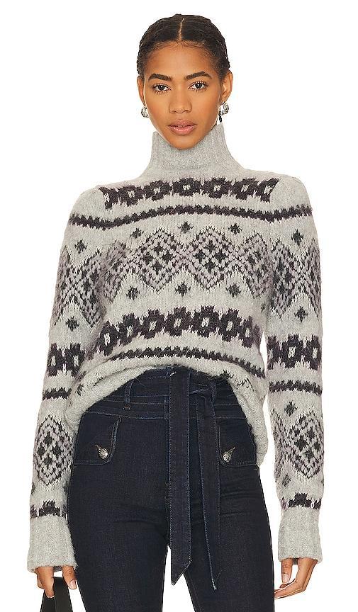 Veronica Beard Chiana Fair Isle Sweater Product Image