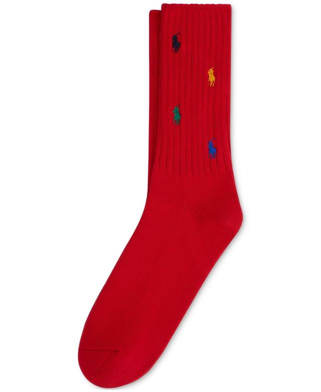 Polo Ralph Lauren Mens Rainbow Pony Crew Socks Product Image