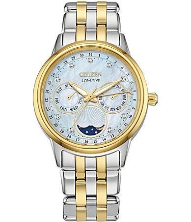 Citizen Womens Calendrier Analog Stainless Steel Bracelet Watch Product Image