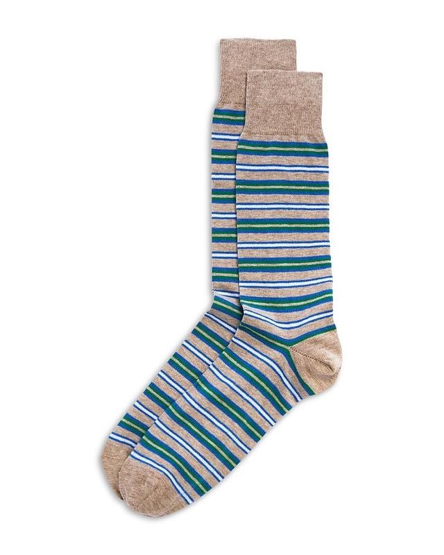 The Mens Store at Bloomingdales Bloom Striped Crew Socks - 100% Exclusive Product Image