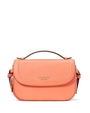 Kate Spade New York Knott Pebbled Leather Top Handle Crossbody Cross Body Handbags Product Image