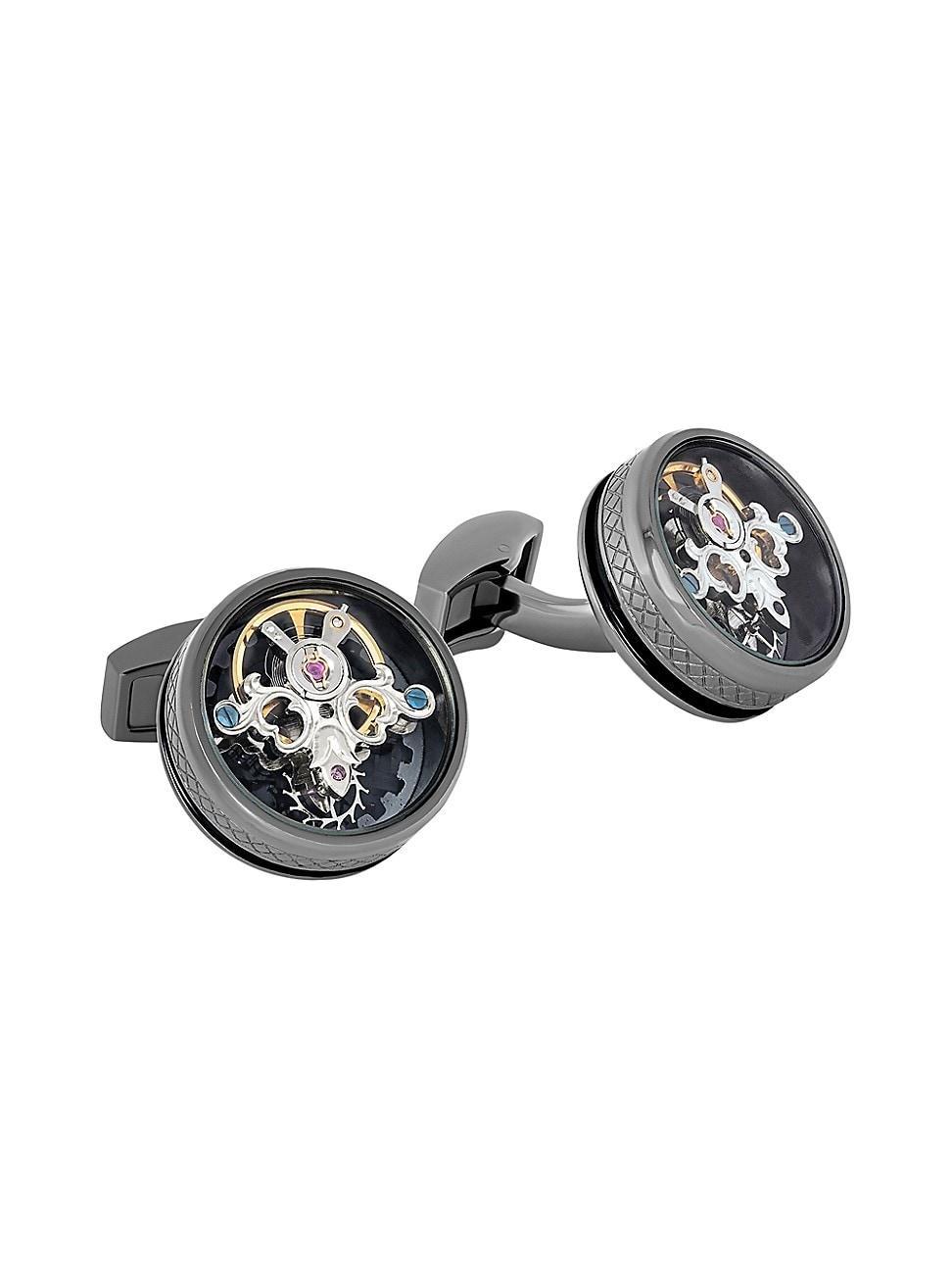 Mens Round Tourbillon Cufflinks Product Image