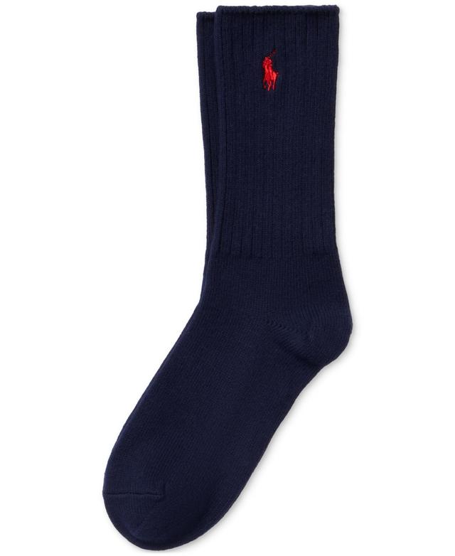 Polo Ralph Lauren Womens Classic Ribbed Crew Socks Product Image