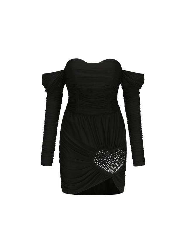 Vanessa Diamond Dress (Black) (Final Sale) Product Image