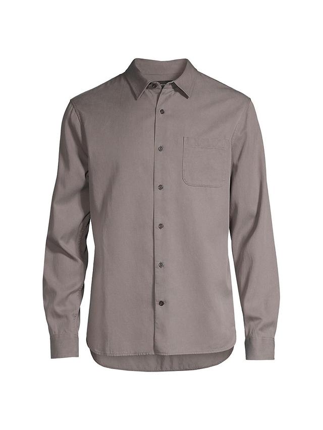 Vince Vacation Lyocell & Cotton Button-Up Shirt Product Image