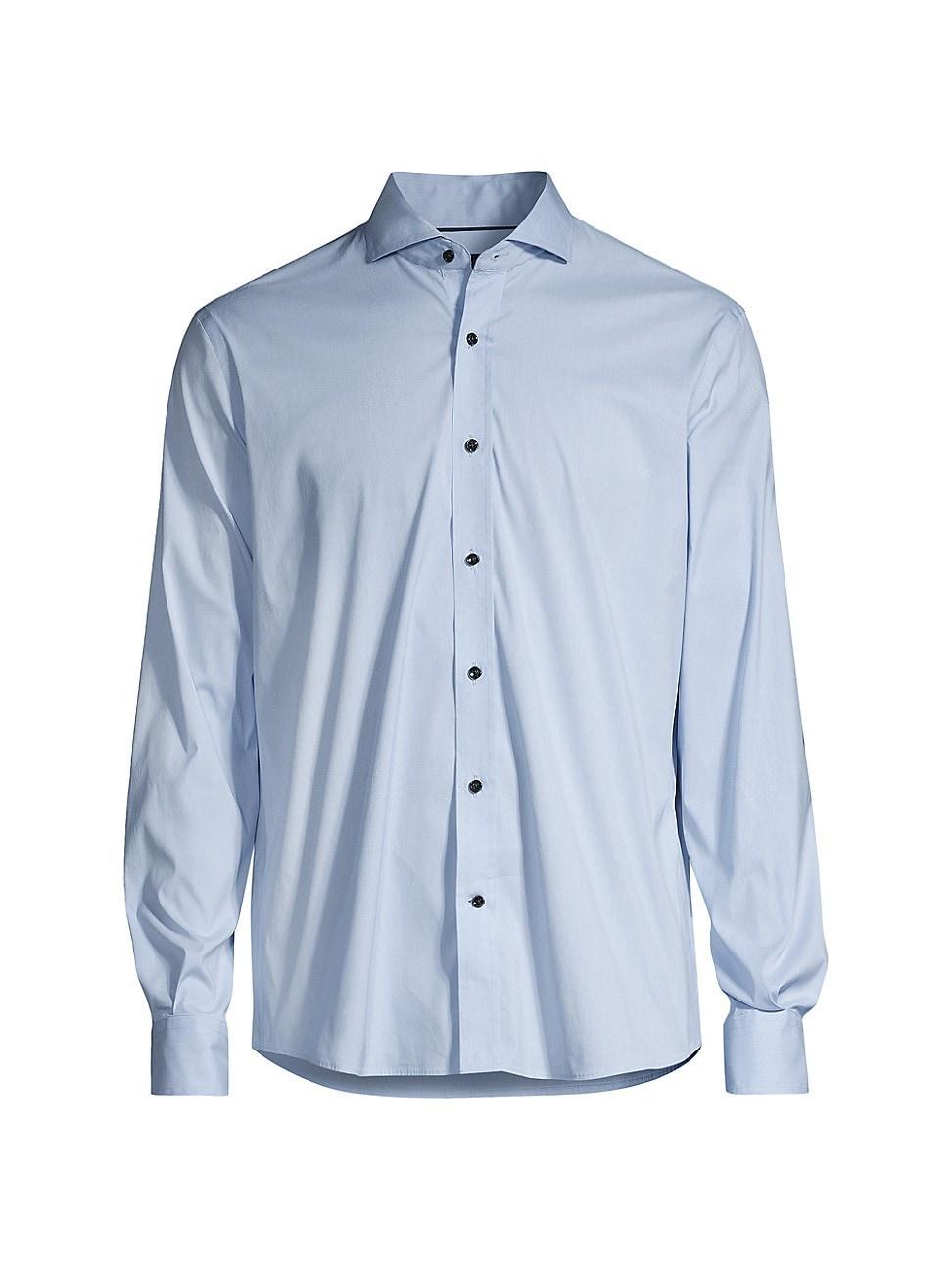 Mens Woodward End On End Button-Front Shirt Product Image