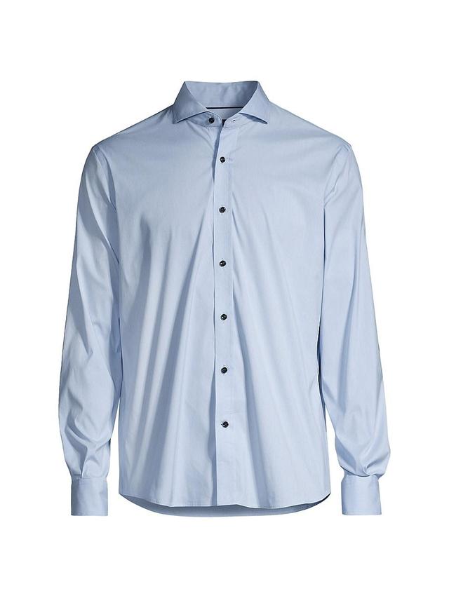 Mens Woodward End On End Button-Front Shirt Product Image