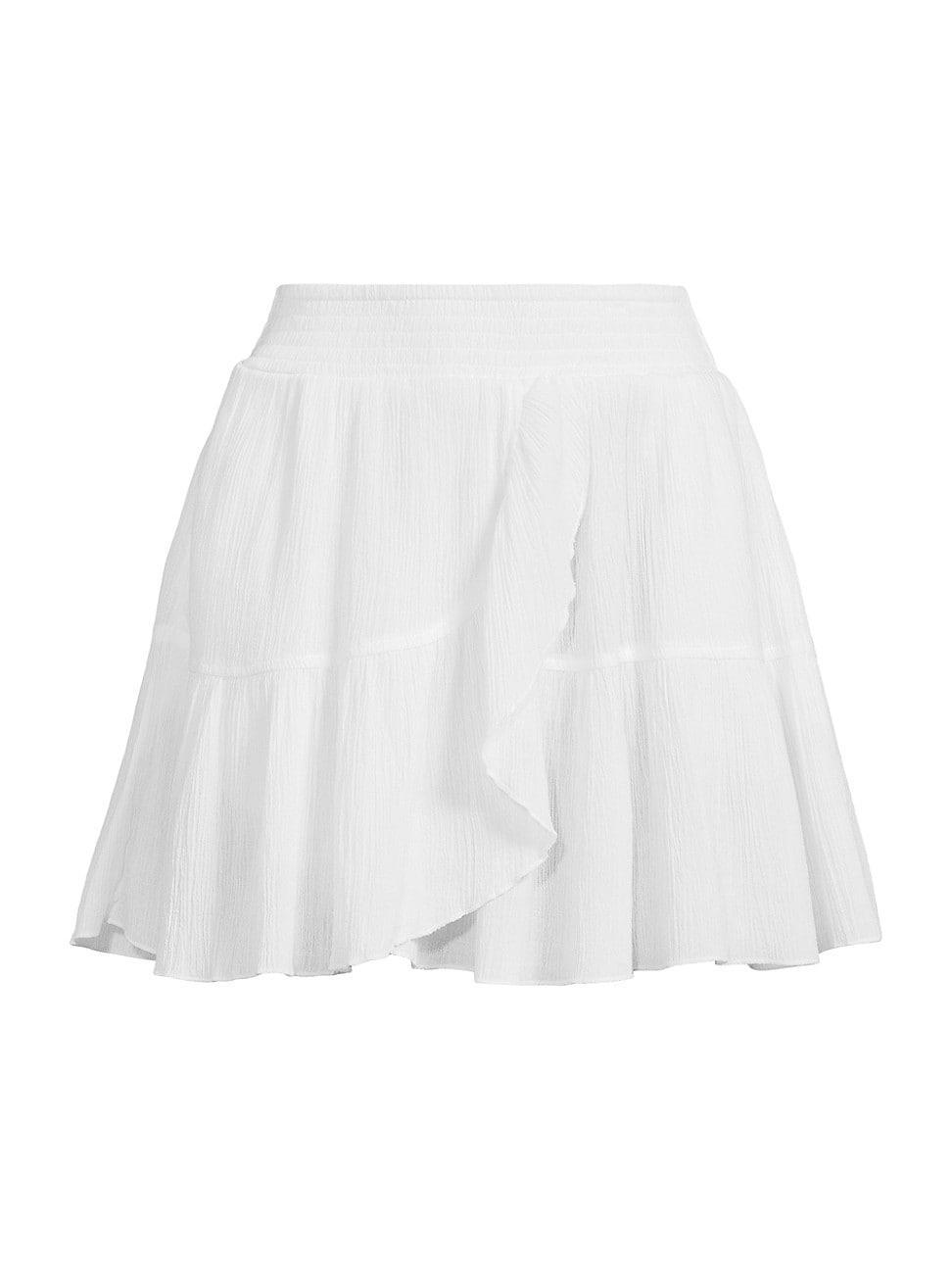 Womens Izzy Cotton Wrap Skirt Product Image